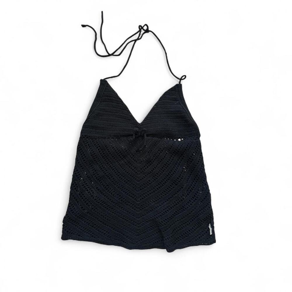 Billabong Black Halter Top, Medium